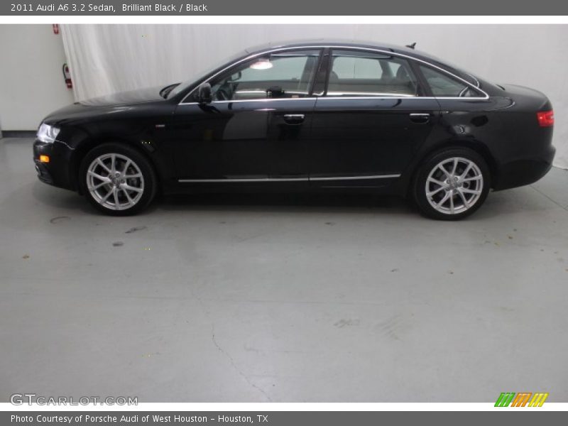 Brilliant Black / Black 2011 Audi A6 3.2 Sedan