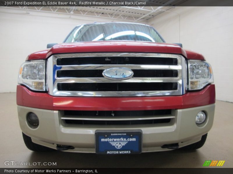 Redfire Metallic / Charcoal Black/Camel 2007 Ford Expedition EL Eddie Bauer 4x4