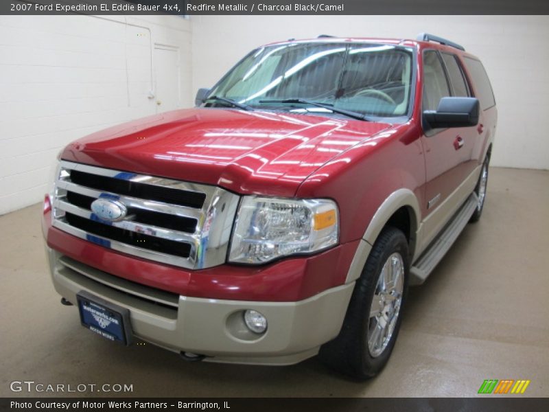 Redfire Metallic / Charcoal Black/Camel 2007 Ford Expedition EL Eddie Bauer 4x4