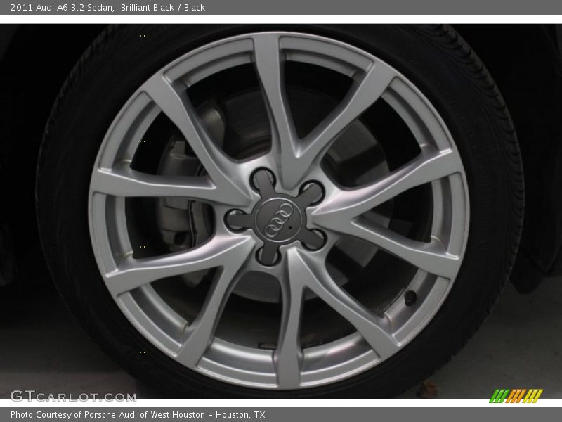 Brilliant Black / Black 2011 Audi A6 3.2 Sedan