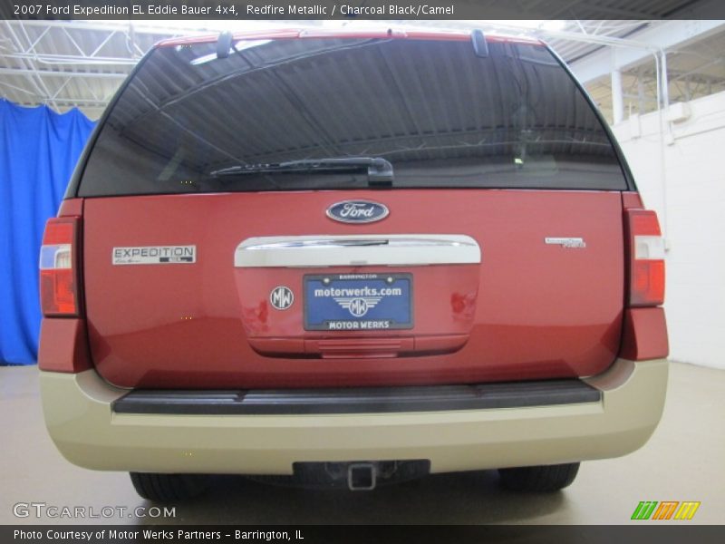 Redfire Metallic / Charcoal Black/Camel 2007 Ford Expedition EL Eddie Bauer 4x4