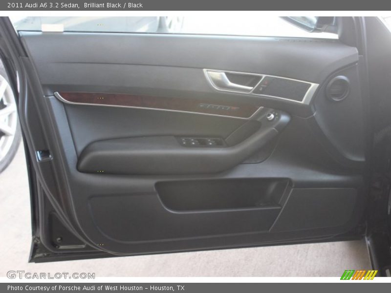 Brilliant Black / Black 2011 Audi A6 3.2 Sedan