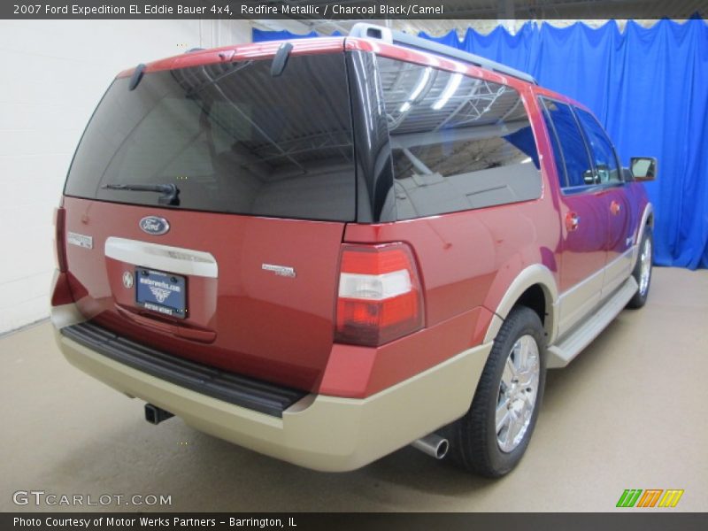 Redfire Metallic / Charcoal Black/Camel 2007 Ford Expedition EL Eddie Bauer 4x4