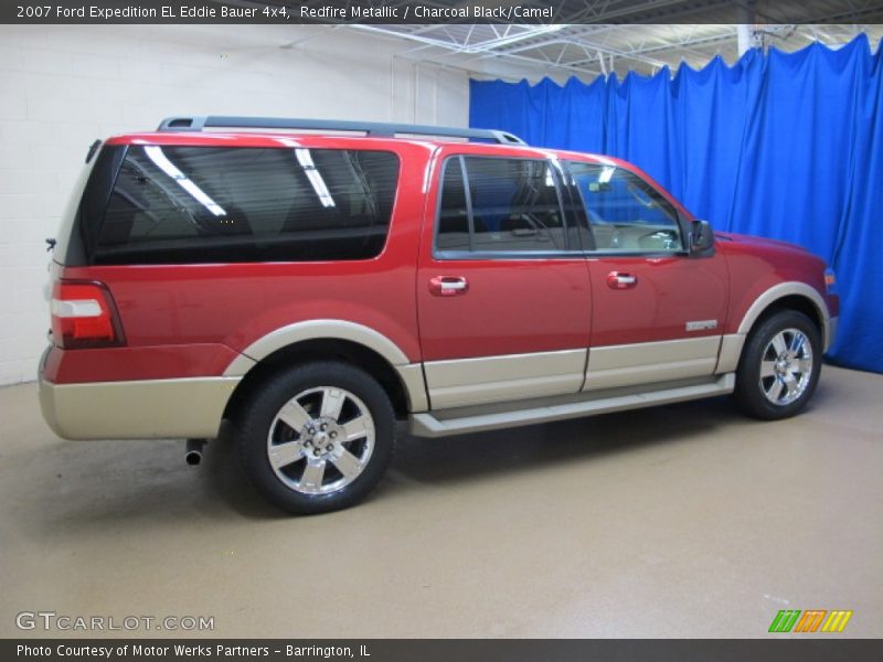 Redfire Metallic / Charcoal Black/Camel 2007 Ford Expedition EL Eddie Bauer 4x4