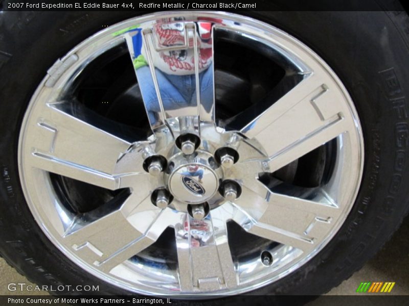 Redfire Metallic / Charcoal Black/Camel 2007 Ford Expedition EL Eddie Bauer 4x4