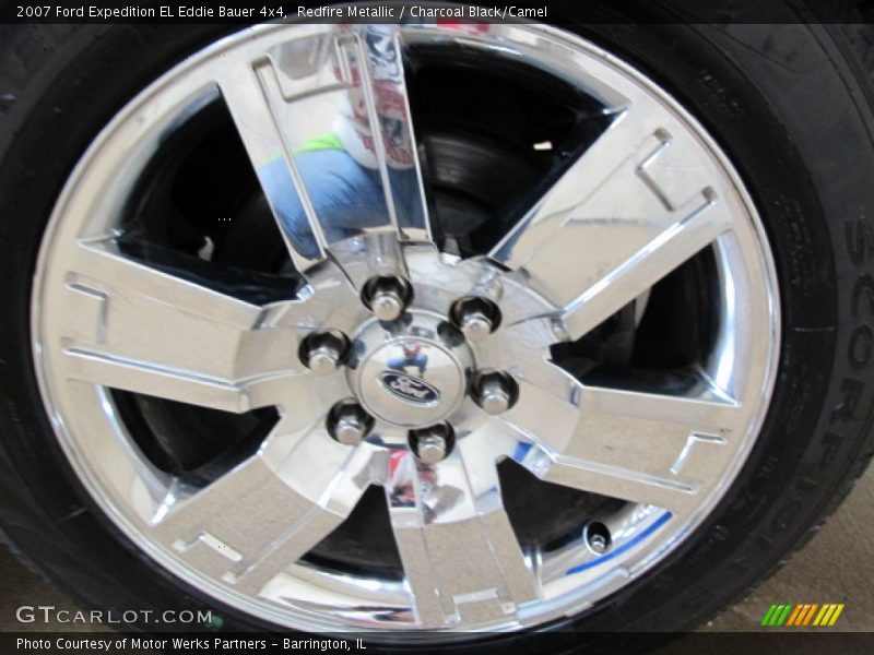 Redfire Metallic / Charcoal Black/Camel 2007 Ford Expedition EL Eddie Bauer 4x4