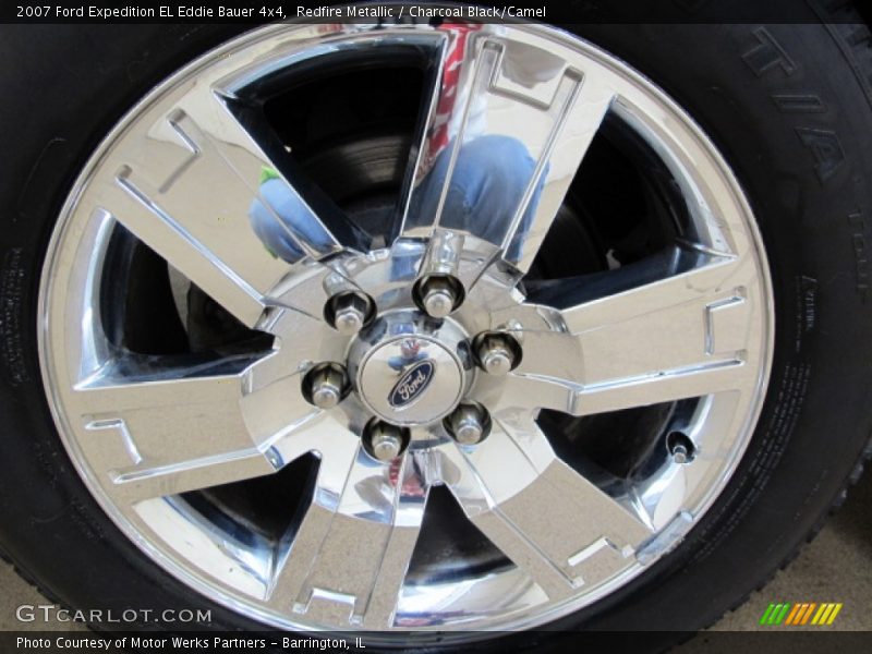 Redfire Metallic / Charcoal Black/Camel 2007 Ford Expedition EL Eddie Bauer 4x4