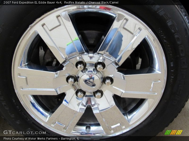 Redfire Metallic / Charcoal Black/Camel 2007 Ford Expedition EL Eddie Bauer 4x4