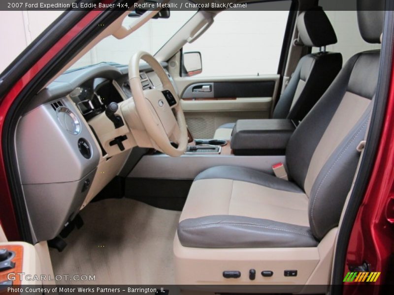Redfire Metallic / Charcoal Black/Camel 2007 Ford Expedition EL Eddie Bauer 4x4