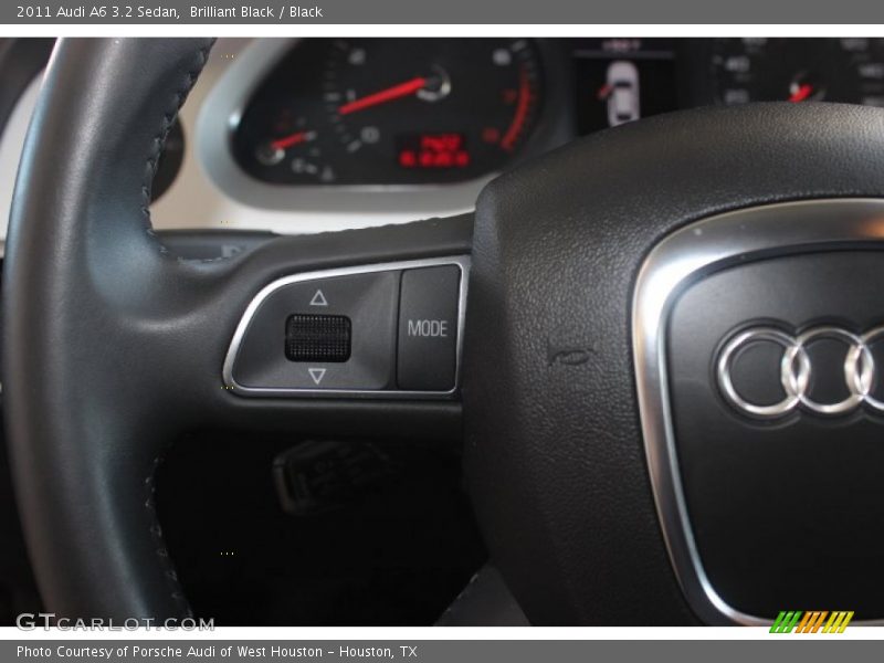 Brilliant Black / Black 2011 Audi A6 3.2 Sedan