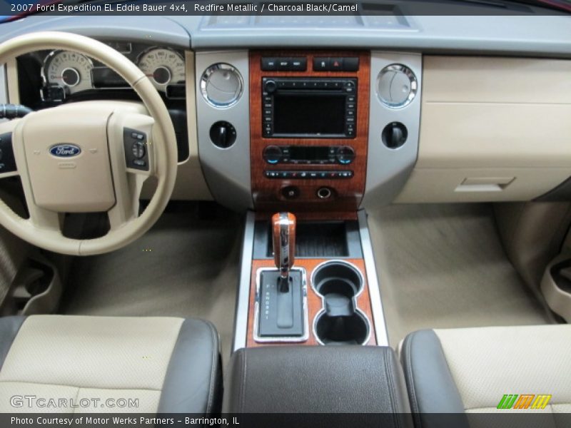 Redfire Metallic / Charcoal Black/Camel 2007 Ford Expedition EL Eddie Bauer 4x4
