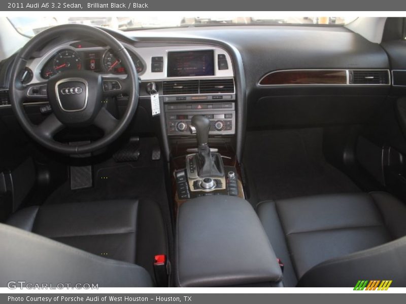 Brilliant Black / Black 2011 Audi A6 3.2 Sedan