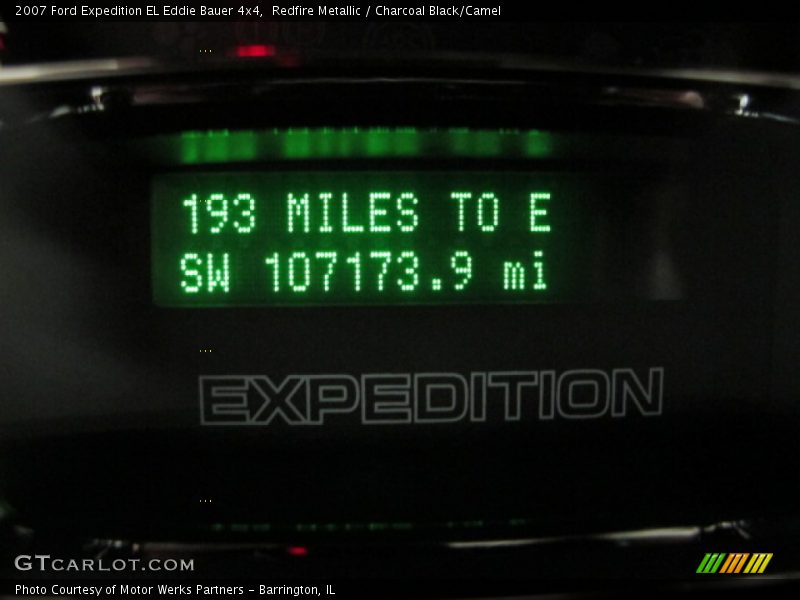 Redfire Metallic / Charcoal Black/Camel 2007 Ford Expedition EL Eddie Bauer 4x4