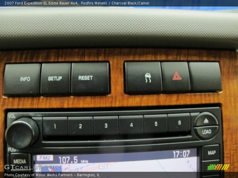 Redfire Metallic / Charcoal Black/Camel 2007 Ford Expedition EL Eddie Bauer 4x4