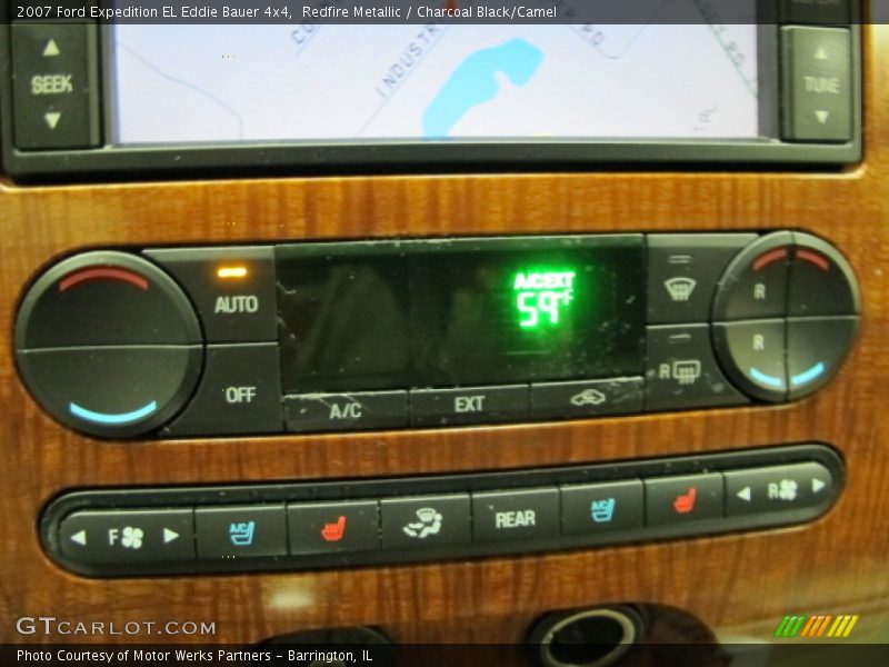 Redfire Metallic / Charcoal Black/Camel 2007 Ford Expedition EL Eddie Bauer 4x4