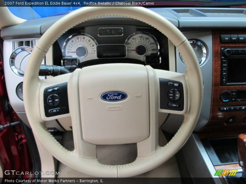 Redfire Metallic / Charcoal Black/Camel 2007 Ford Expedition EL Eddie Bauer 4x4