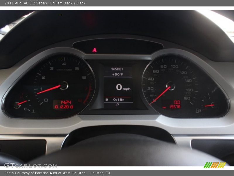 Brilliant Black / Black 2011 Audi A6 3.2 Sedan