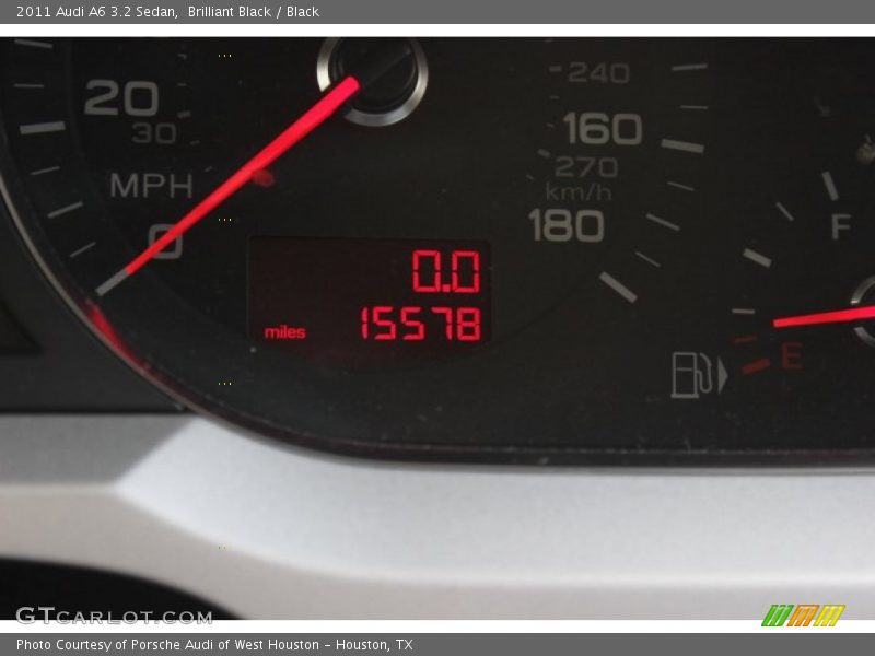 Brilliant Black / Black 2011 Audi A6 3.2 Sedan