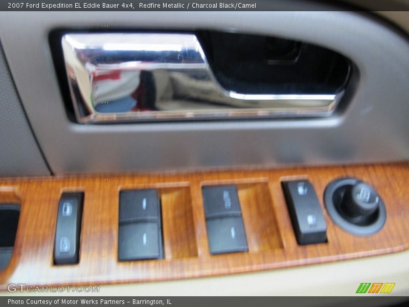 Redfire Metallic / Charcoal Black/Camel 2007 Ford Expedition EL Eddie Bauer 4x4