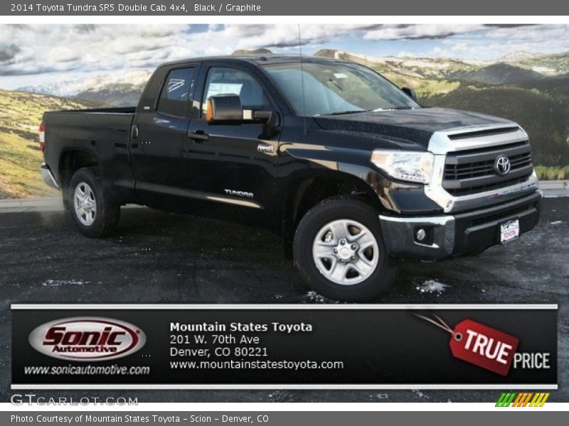 Black / Graphite 2014 Toyota Tundra SR5 Double Cab 4x4