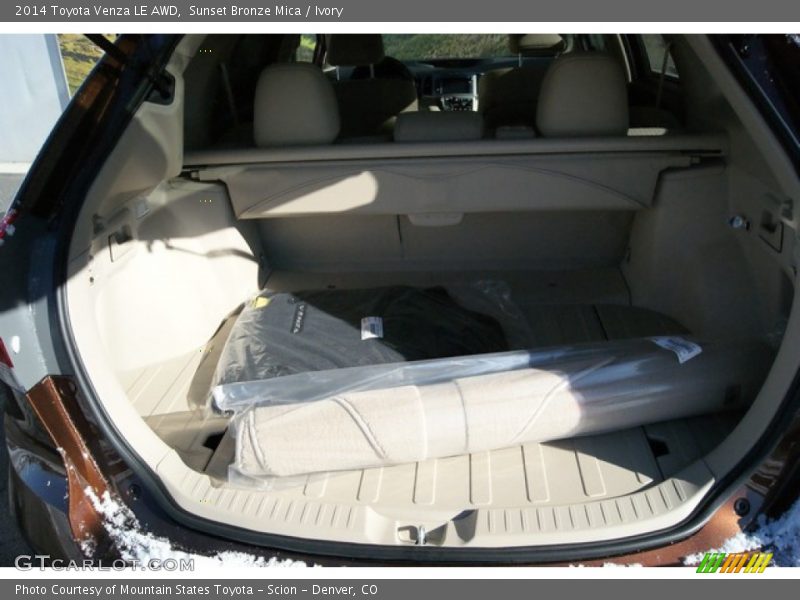 Sunset Bronze Mica / Ivory 2014 Toyota Venza LE AWD