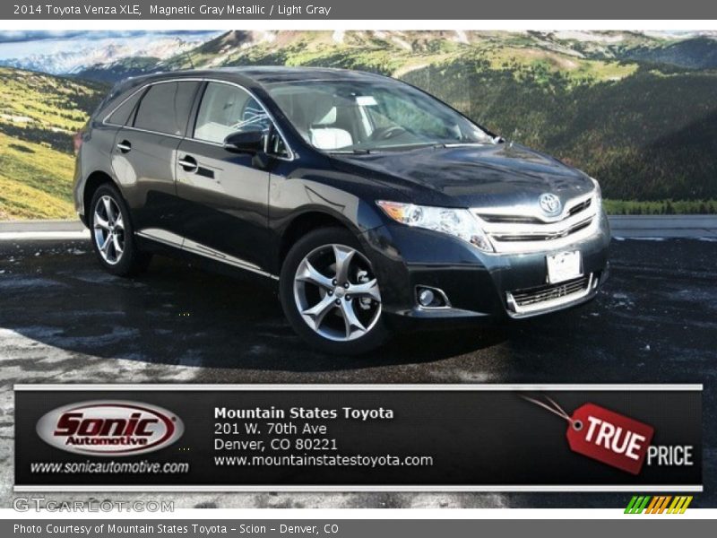 Magnetic Gray Metallic / Light Gray 2014 Toyota Venza XLE