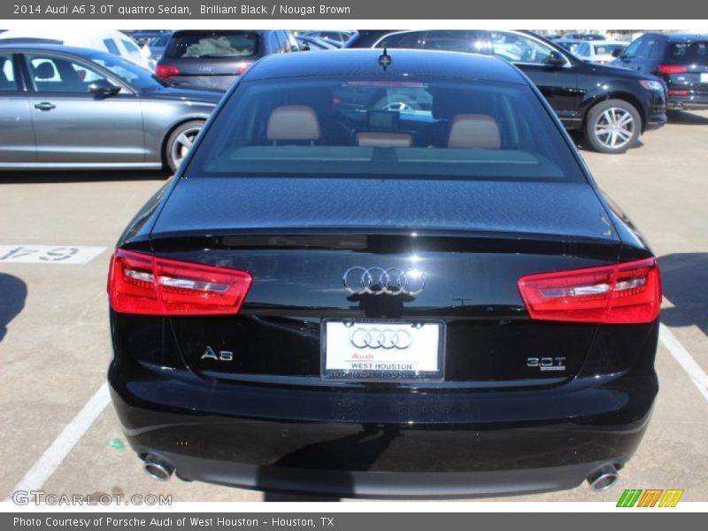 Brilliant Black / Nougat Brown 2014 Audi A6 3.0T quattro Sedan