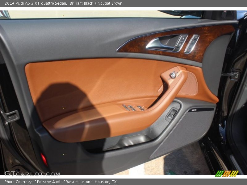 Brilliant Black / Nougat Brown 2014 Audi A6 3.0T quattro Sedan