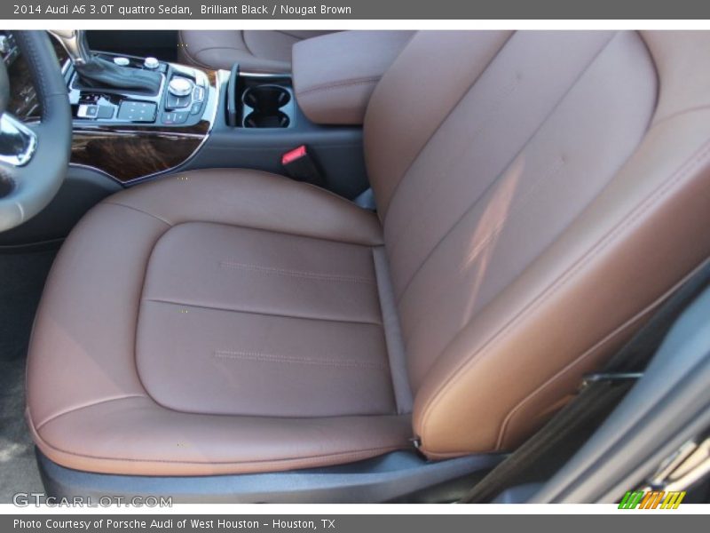 Brilliant Black / Nougat Brown 2014 Audi A6 3.0T quattro Sedan