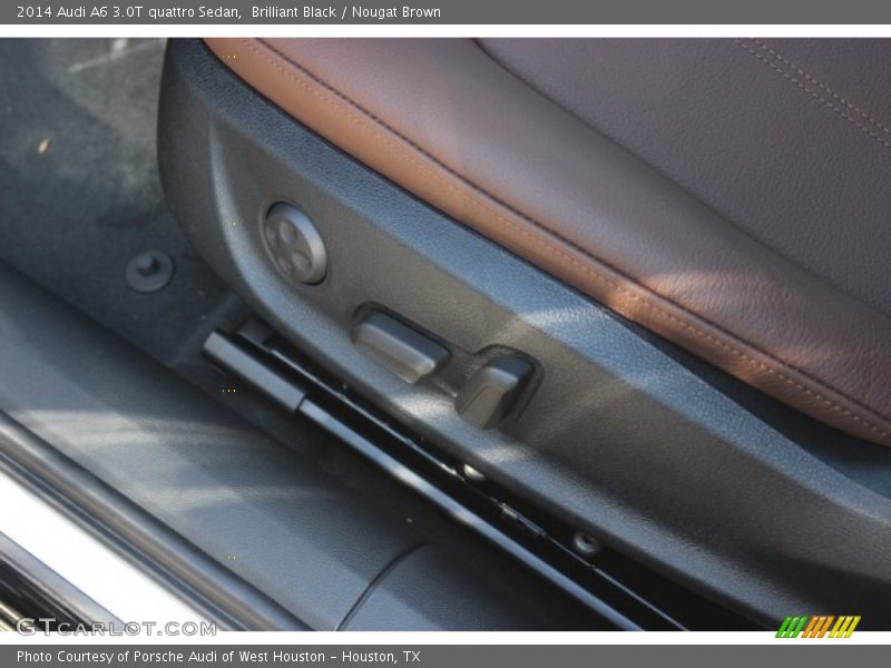 Brilliant Black / Nougat Brown 2014 Audi A6 3.0T quattro Sedan