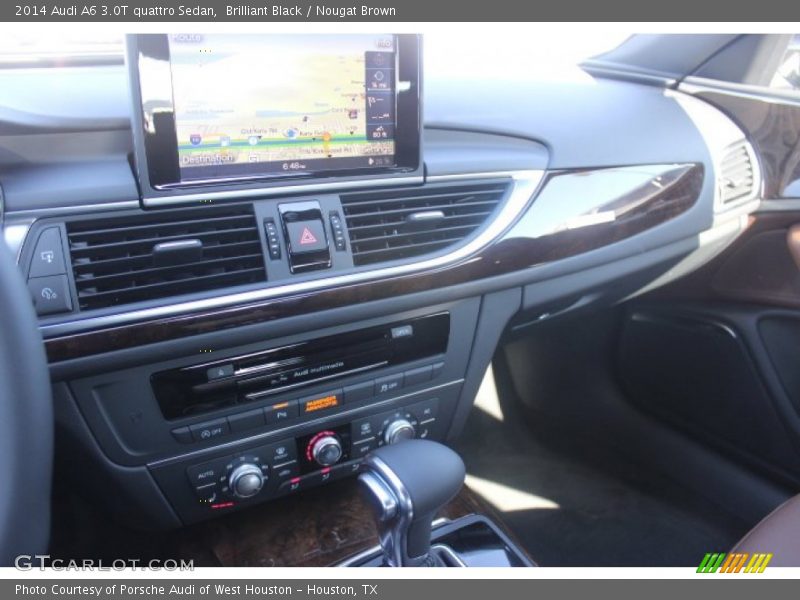 Brilliant Black / Nougat Brown 2014 Audi A6 3.0T quattro Sedan
