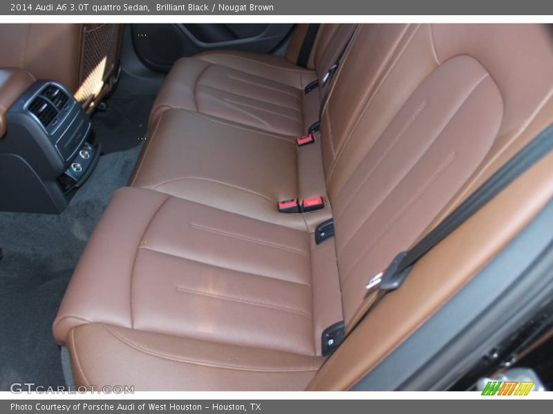 Brilliant Black / Nougat Brown 2014 Audi A6 3.0T quattro Sedan