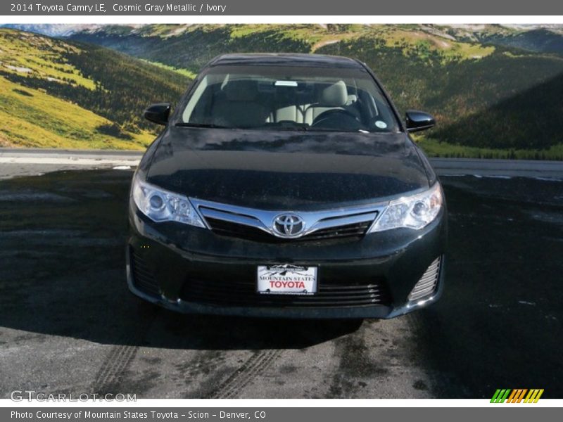 Cosmic Gray Metallic / Ivory 2014 Toyota Camry LE