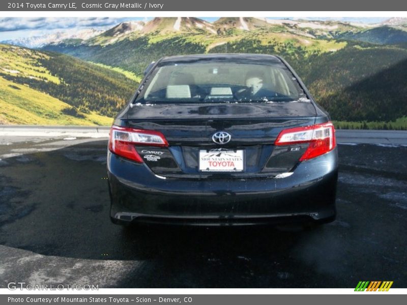 Cosmic Gray Metallic / Ivory 2014 Toyota Camry LE
