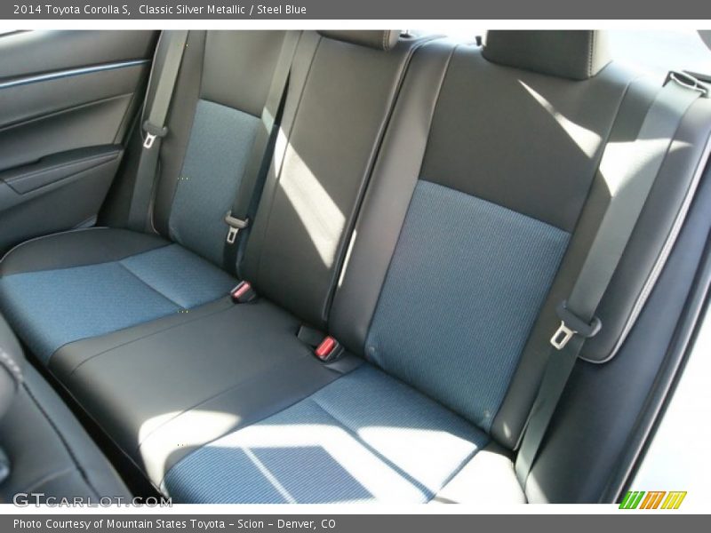Classic Silver Metallic / Steel Blue 2014 Toyota Corolla S