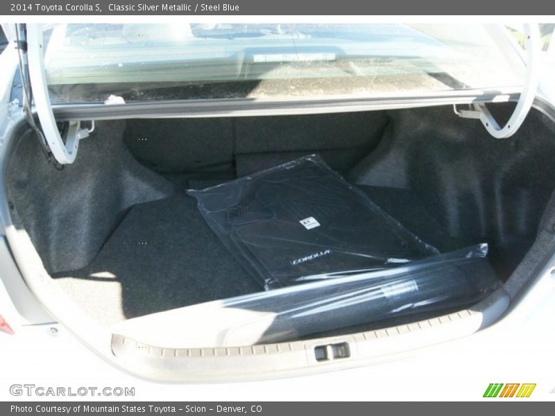 Classic Silver Metallic / Steel Blue 2014 Toyota Corolla S