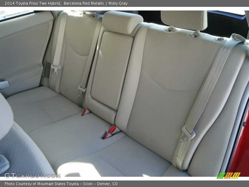 Barcelona Red Metallic / Misty Gray 2014 Toyota Prius Two Hybrid