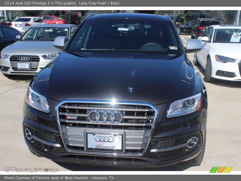 Lava Gray Pearl / Black 2014 Audi SQ5 Prestige 3.0 TFSI quattro