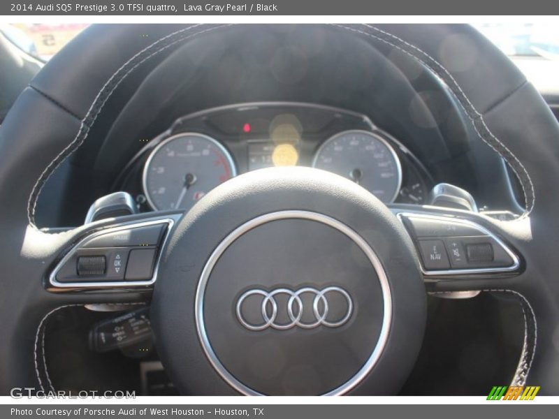 Lava Gray Pearl / Black 2014 Audi SQ5 Prestige 3.0 TFSI quattro
