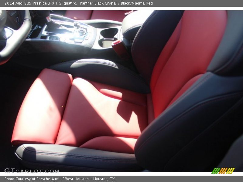 Panther Black Crystal / Black/Magma Red 2014 Audi SQ5 Prestige 3.0 TFSI quattro