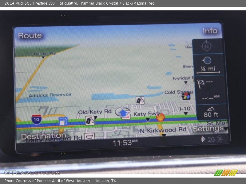 Panther Black Crystal / Black/Magma Red 2014 Audi SQ5 Prestige 3.0 TFSI quattro