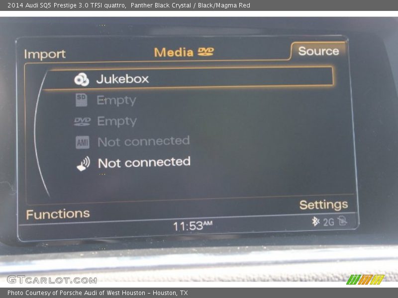 Panther Black Crystal / Black/Magma Red 2014 Audi SQ5 Prestige 3.0 TFSI quattro