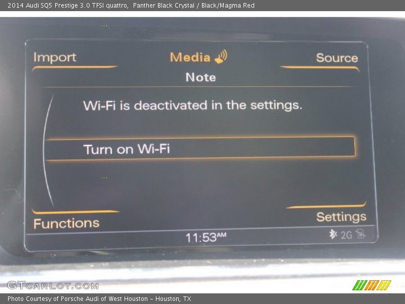 Panther Black Crystal / Black/Magma Red 2014 Audi SQ5 Prestige 3.0 TFSI quattro