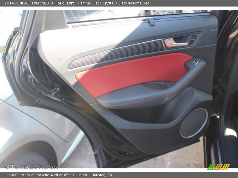 Panther Black Crystal / Black/Magma Red 2014 Audi SQ5 Prestige 3.0 TFSI quattro