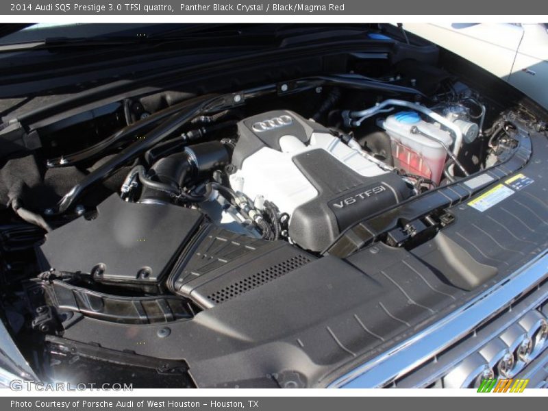Panther Black Crystal / Black/Magma Red 2014 Audi SQ5 Prestige 3.0 TFSI quattro