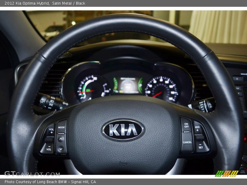 Satin Metal / Black 2012 Kia Optima Hybrid