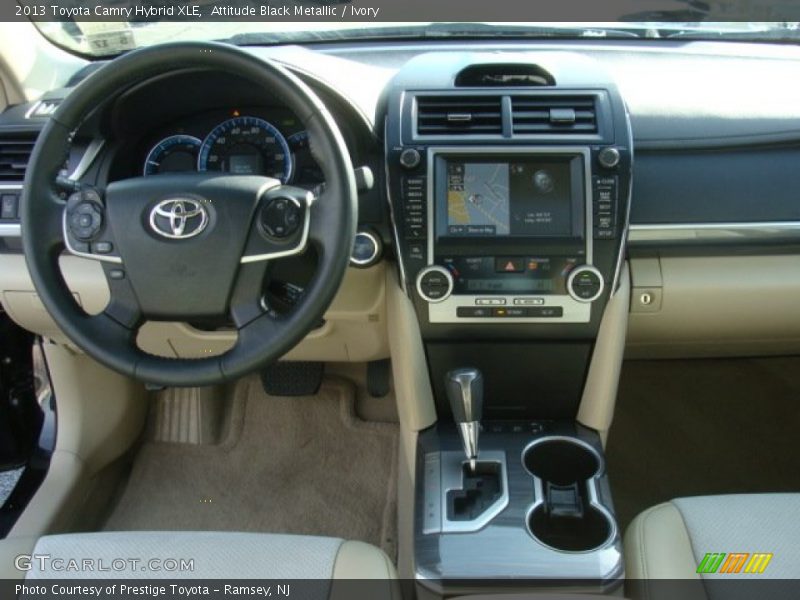 Attitude Black Metallic / Ivory 2013 Toyota Camry Hybrid XLE