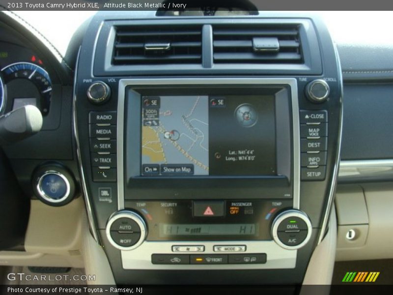 Attitude Black Metallic / Ivory 2013 Toyota Camry Hybrid XLE