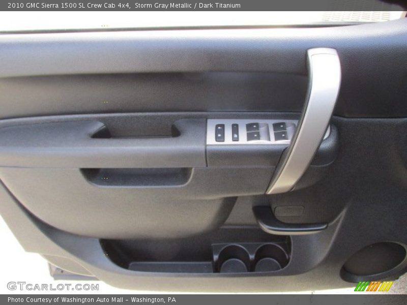 Storm Gray Metallic / Dark Titanium 2010 GMC Sierra 1500 SL Crew Cab 4x4