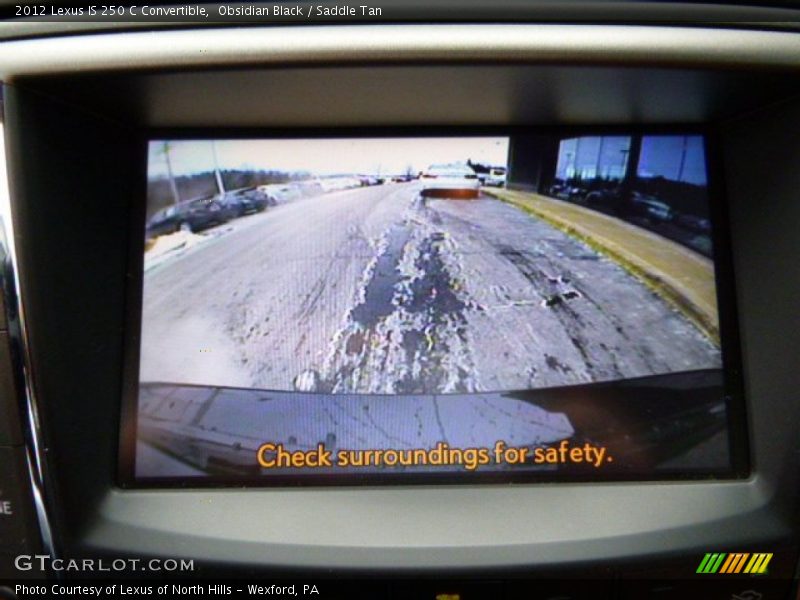 Obsidian Black / Saddle Tan 2012 Lexus IS 250 C Convertible